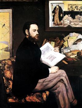 Edouard Manet : Portrait of Emile Zola II
